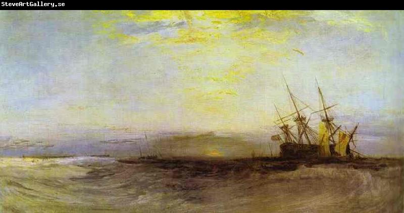 J.M.W. Turner A Ship Aground.